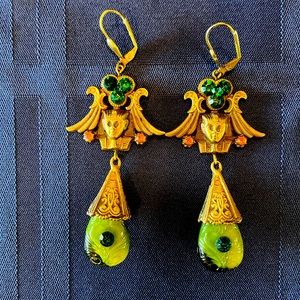 Egyptian Art Deco Earrings